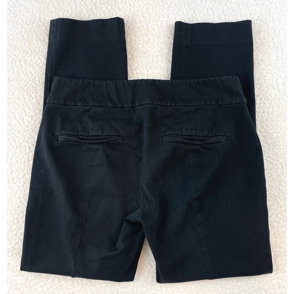 ANN TAYLOR • Classic Black Low Rise Ankle-Cut Trouser Pants - Picture 3 of 12